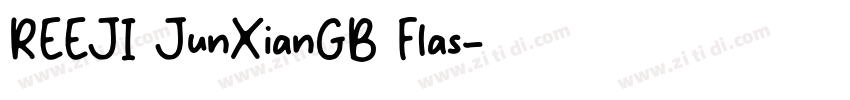 REEJI JunXianGB Flas字体转换